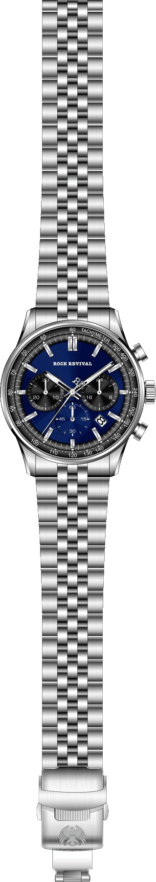 Rock Revival Oxford RRQ-8388-4 - Caseback and Strap View