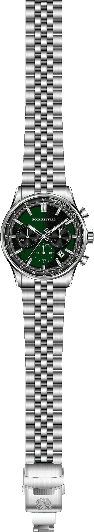 Rock Revival Oxford RRQ-8388-6 - Caseback and Strap View