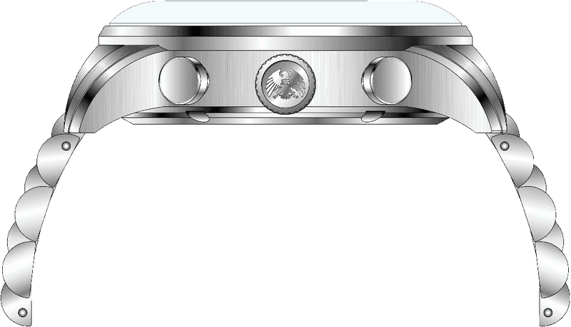 Rock Revival Oxford RRQ-8388-8 - Steel Round Case Side Angle