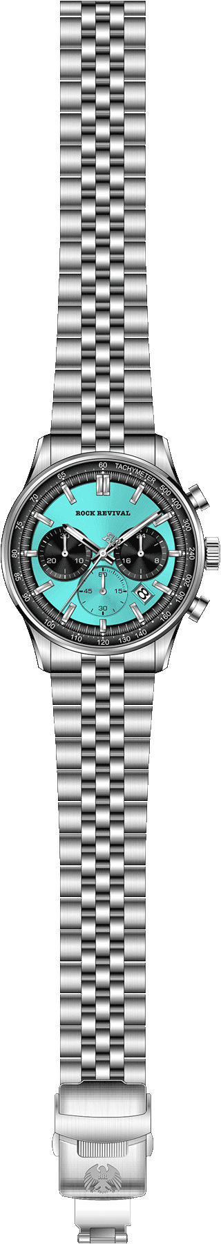 Rock Revival Oxford RRQ-8388-8 - Caseback and Strap View