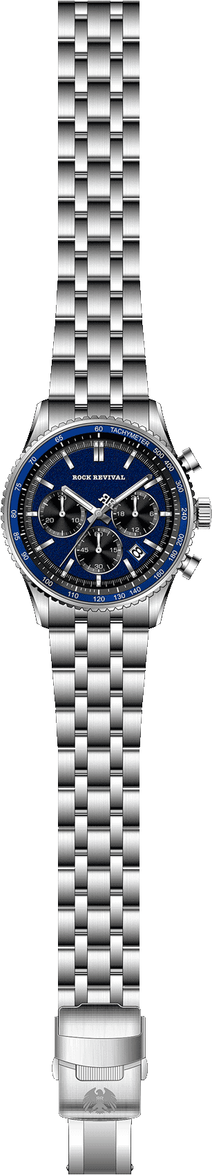 Rock Revival Kite RRQ-8407-1 - Caseback and Strap View