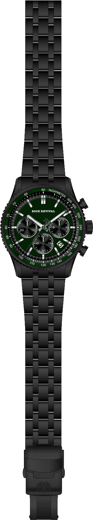 Rock Revival Kite RRQ-8407-2 - Caseback and Strap View