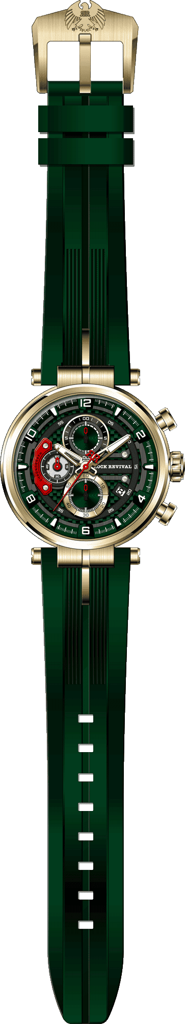 Rock Revival Macaw RRQ-8429-2 - Caseback and Strap View