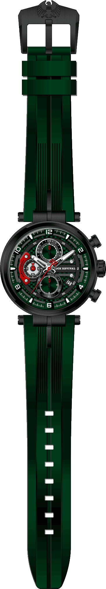 Rock Revival Macaw RRQ-8429-5 - Caseback and Strap View