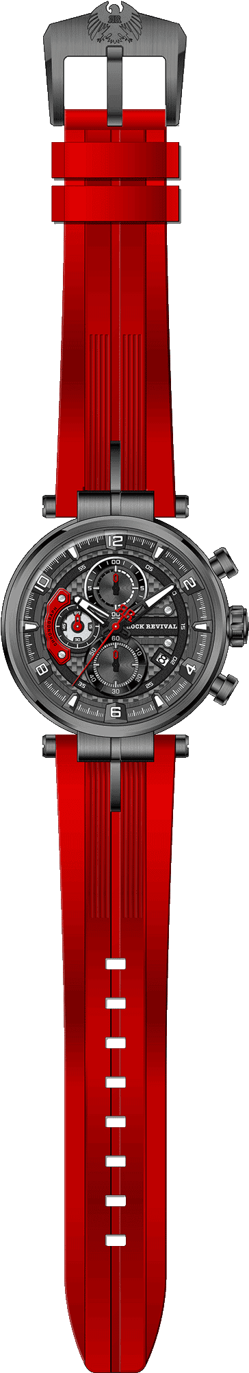 Rock Revival Macaw RRQ-8429-8 - Caseback and Strap View