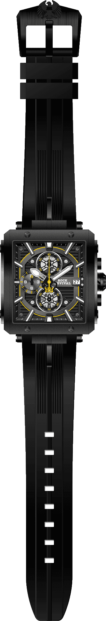 Rock Revival Macaw RRQ-9047-10 - Caseback and Strap View