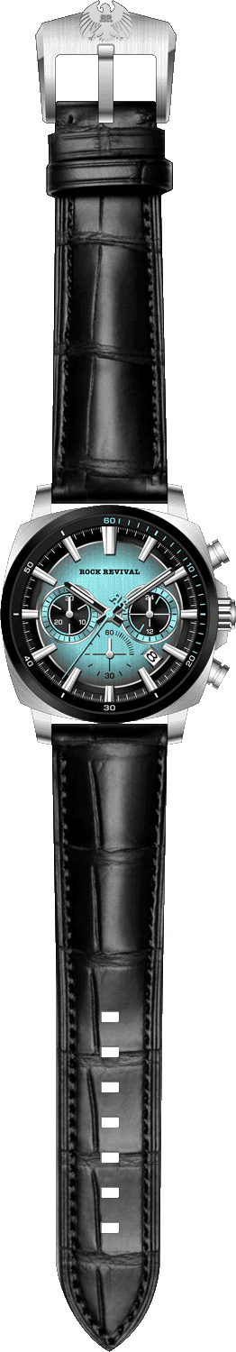 Rock Revival Kite RRQ-9067-1 - Caseback and Strap View