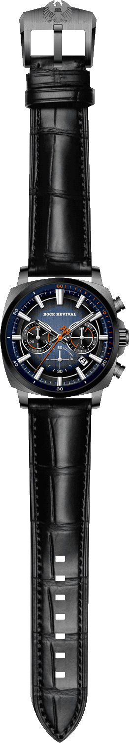 Rock Revival Kite RRQ-9067-8 - Caseback and Strap View