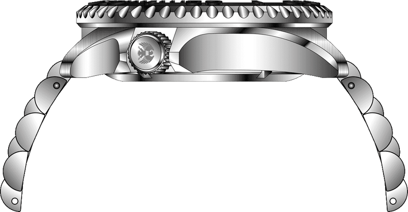 Rock Revival Kite RRQ.8141C.B - Steel Round Case Side Angle