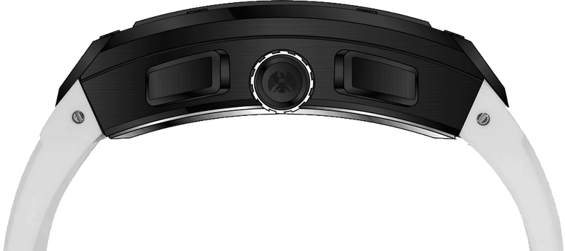 Rock Revival Macaw RRQ.8275.B.W - Black Tonneau Case Side Angle